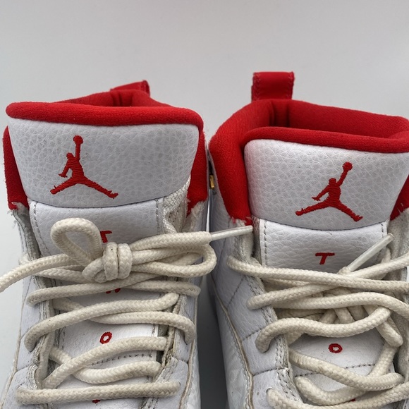 Air Jordan 12 Retro PS 'FIBA Little Kids Sneakers Size 1Y - Picture 6 of 8